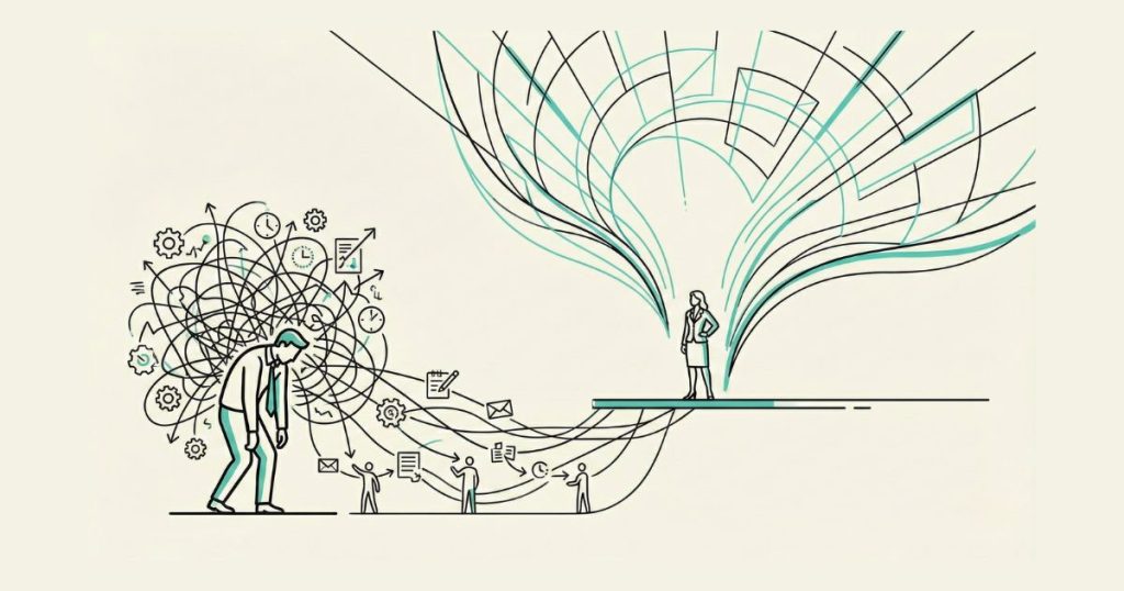 Come delegare e liberare tempo - Illustrazione